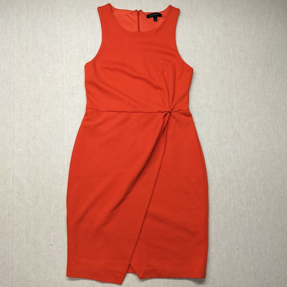 Banana Republic Orange Midi Dress